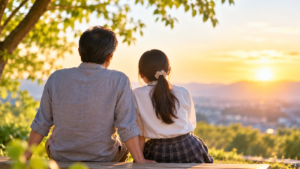 田中健と娘の親子関係のイメージ